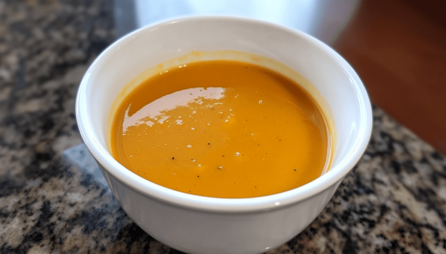 Butternut Squash & Sweet Potato Soup