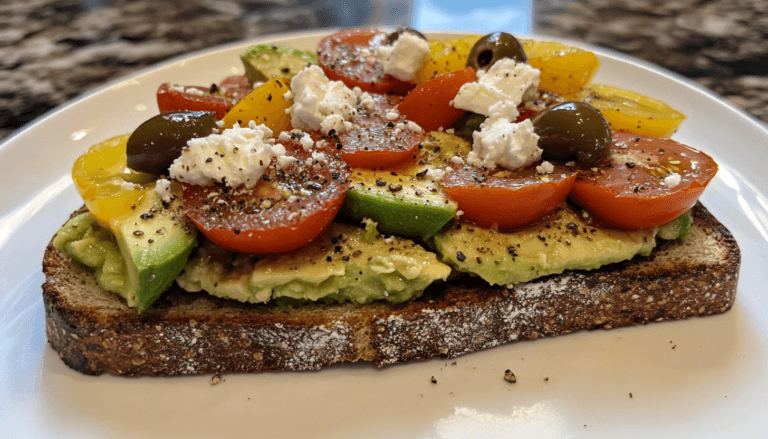 Avocado Avocado & Halloumi Toast on Sourdough Ingredients