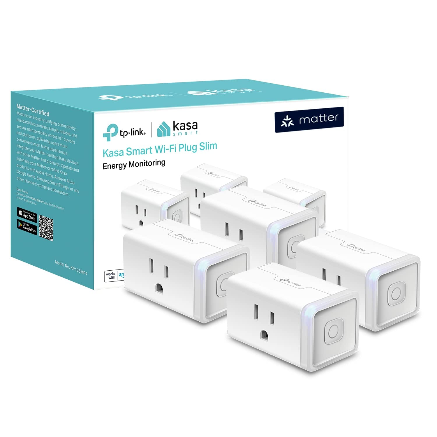 Kasa Matter Smart Plug with Energy Monitoring
