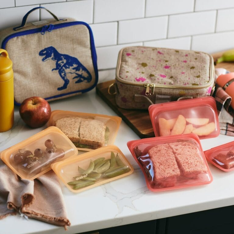 Stasher Premium Silicone Reusable Food Storage Bags 6-Pack – Eco-Friendly Silicone Food Bags for Safe Storage 7 Stasher Premium Silicone Reusable Food