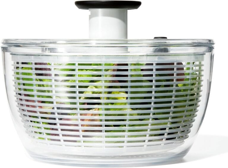 OXO Good Grips Salad Spinner – Efficient Lettuce Spinner, Fruit Washer, and Vegetable Cleaning Bowl 8 OXO Good Grips Salad Spinner