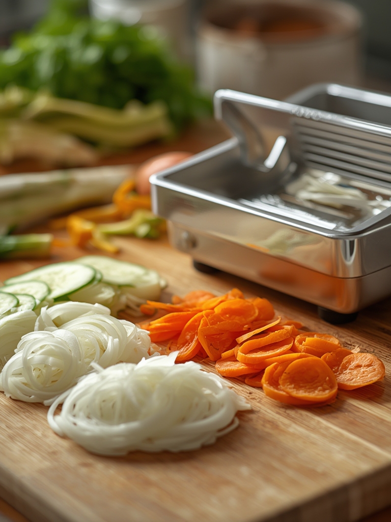 Fullstar vegetable chopper with stainless steel blades and container